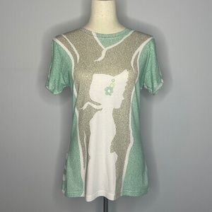 Litographs Book Shirt Pride and Prejudice Elizabeth Bennet Silhouette LARGE